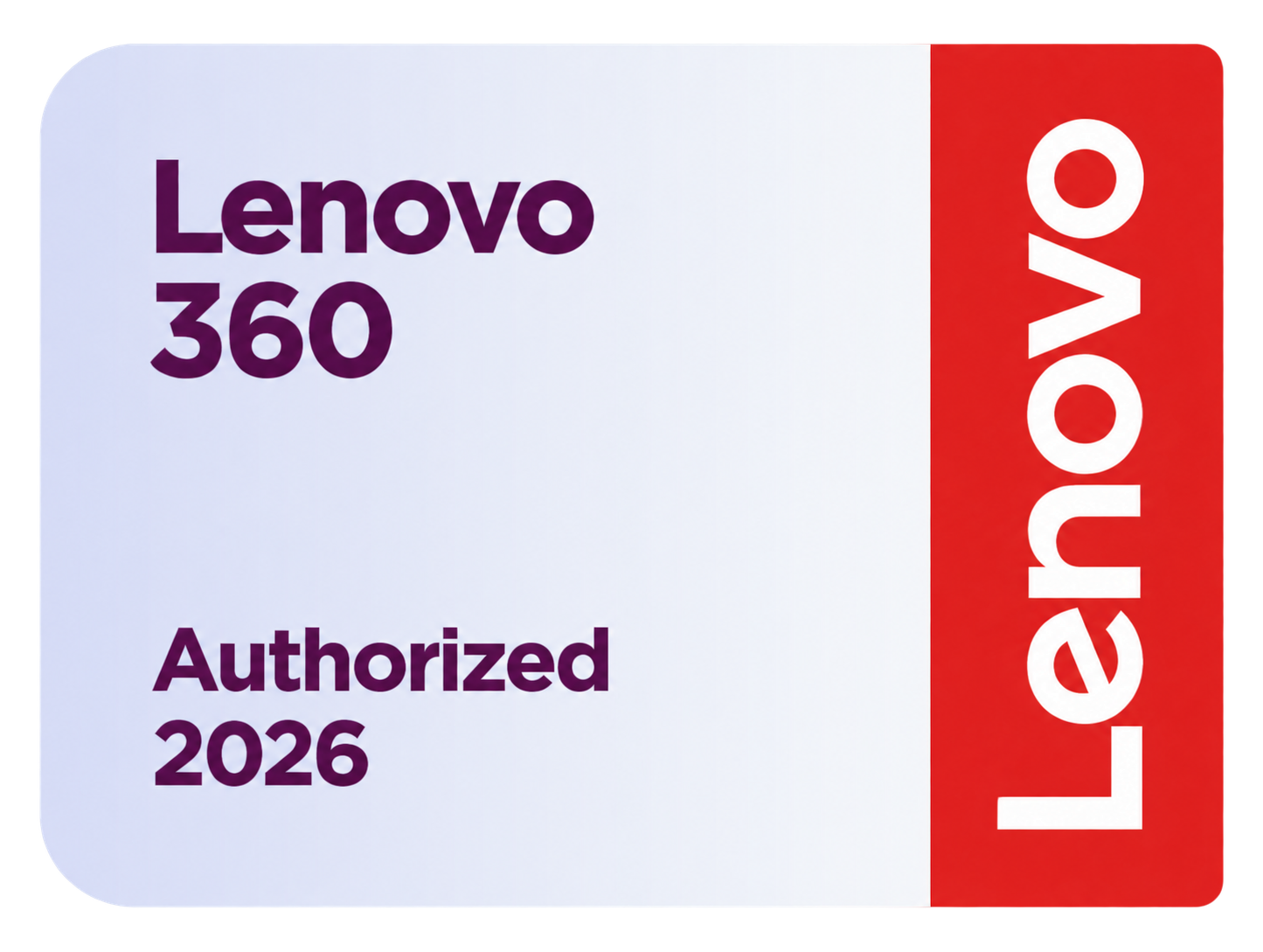 Lenovo 360 Authorized 2026 partner badge
